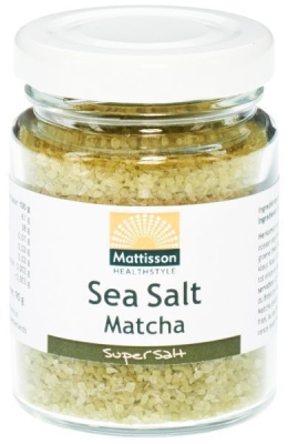 Foto van Mattisson sea salt matcha 90g via drogist