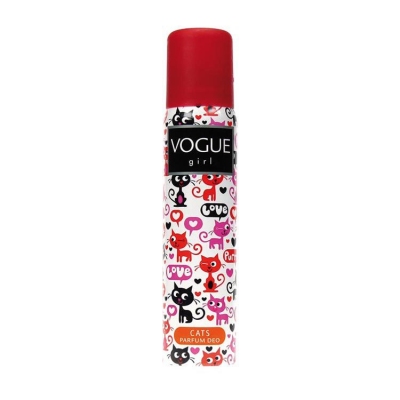 Foto van Vogue deospray girl cats 100ml via drogist