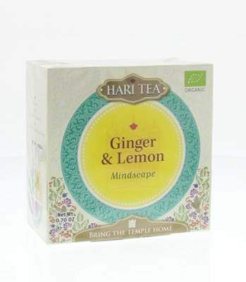 Foto van Hari tea mindscape ginger & lemon 10st via drogist