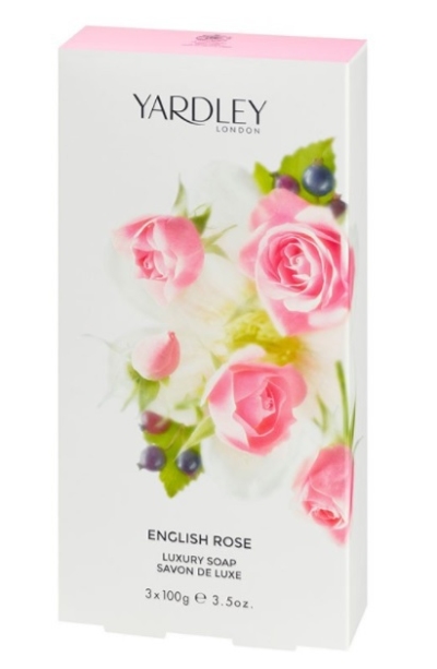 Yardley english rose luxe zeep 3x100g  drogist