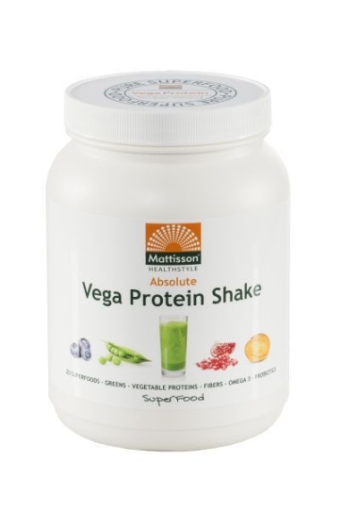 Foto van Mattisson absolute superfood protein vega 500g via drogist