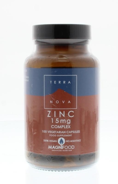 Terranova zinc 15 mg complex 100ca  drogist