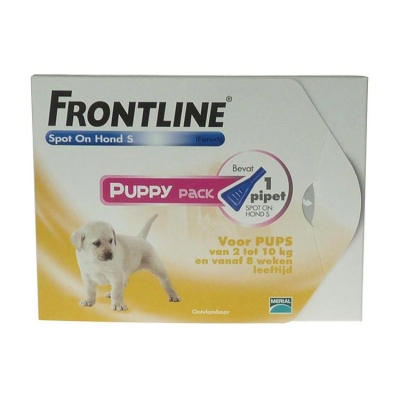 Frontline spot on 3 plus 1 hond s 2-10kg vlo en teek 4st  drogist