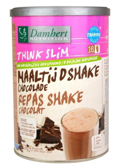 Foto van Damhert maaltijdshake chocolade 512g via drogist