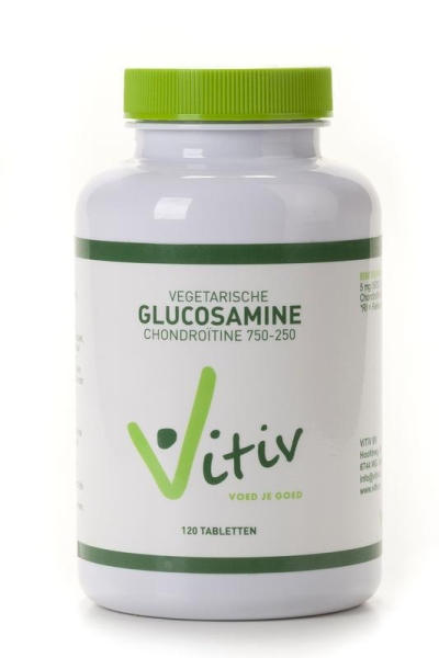 Vitiv glucosamine chondroitine vegetarisch 120tb  drogist