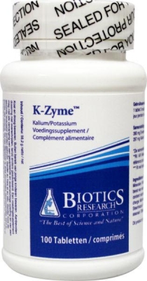 Foto van Biotics k zyme 99mg 100tab via drogist