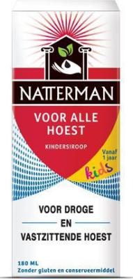 Foto van Natterman voor alle hoest kind 180ml via drogist