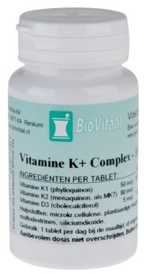 Biovitaal vit k+ comp 100tb  drogist