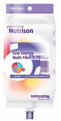 Foto van Nutricia sondevoeding nutrison low energy multi fibre 8 x 8 x 1000 ml via drogist