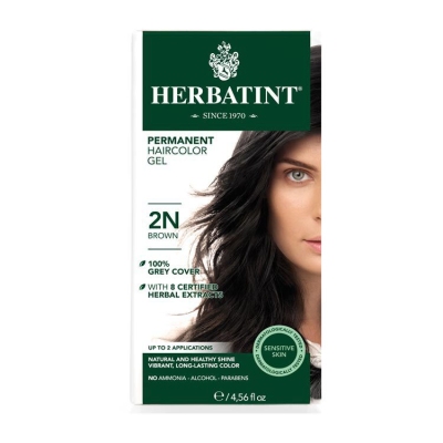 Foto van Herbatint haarverf bruin 2n 150ml via drogist