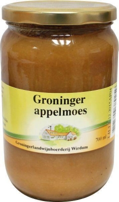 Groninger appelmoes in pot 720ml  drogist