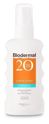 Biodermal sun spray hydraplus spf20 175ml  drogist