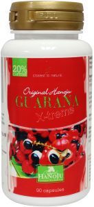 Foto van Hanoju guarana xtreme 10% coffeine 400 mg 90vc via drogist