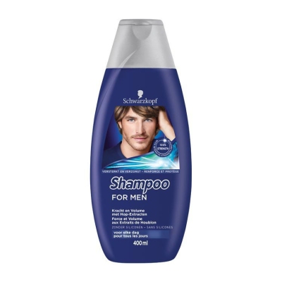 Foto van Schwarzkopf shampoo for men 400ml via drogist