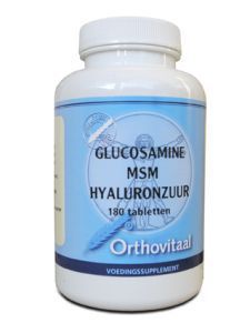 Foto van Orthovitaal glucosamine msm hyaluronzuur 180tab via drogist