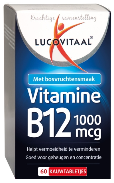 Foto van Lucovitaal vitamine b12 1000mcg 60tab via drogist