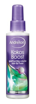 Foto van Andrelon volumespray kokos 125ml via drogist