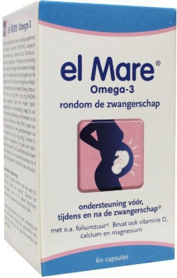 Foto van El mare voedingssupplementen rondom de zwangerschap 60cap via drogist
