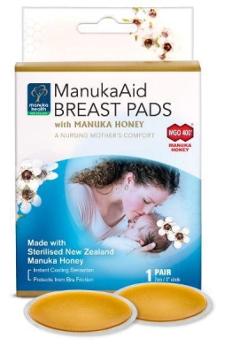 Foto van Manuka manuka aid breast pad mgo 400+ 1paar via drogist