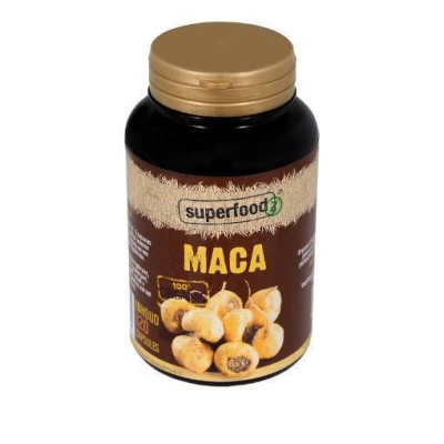 Superfoodz maca 5:1 bio raw 120cap  drogist