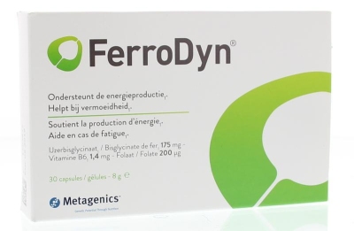 Foto van Metagenics ferrodyn 30ca via drogist