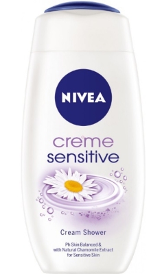 Foto van Nivea douchecreme sensitive 250ml via drogist