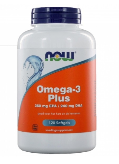 Foto van Now omega 3 plus (high epa now) 120sft via drogist